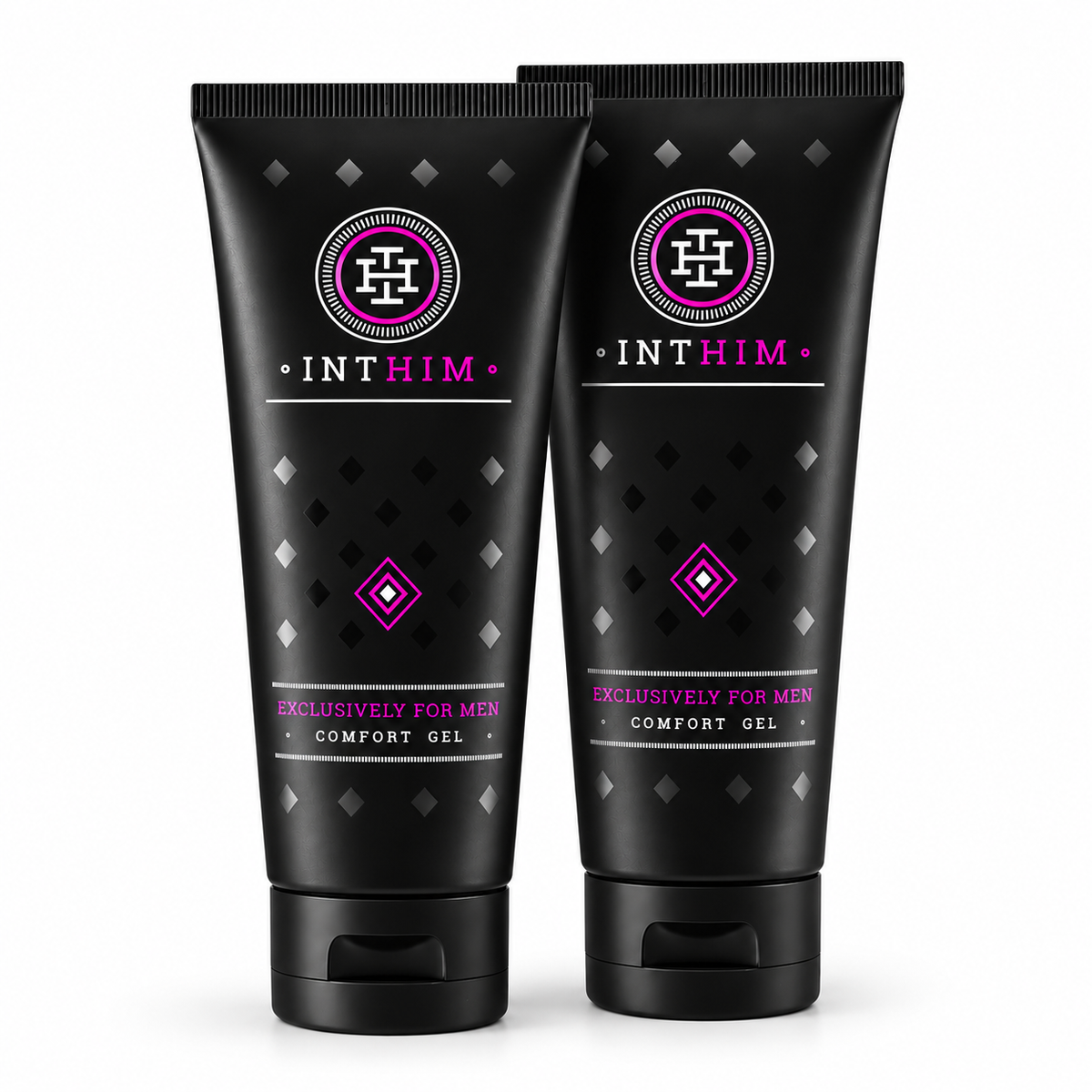 2-pakning IntHim Comfort Gel 100 ml for menn – beroligende pleie etter barbering og hårfjerning