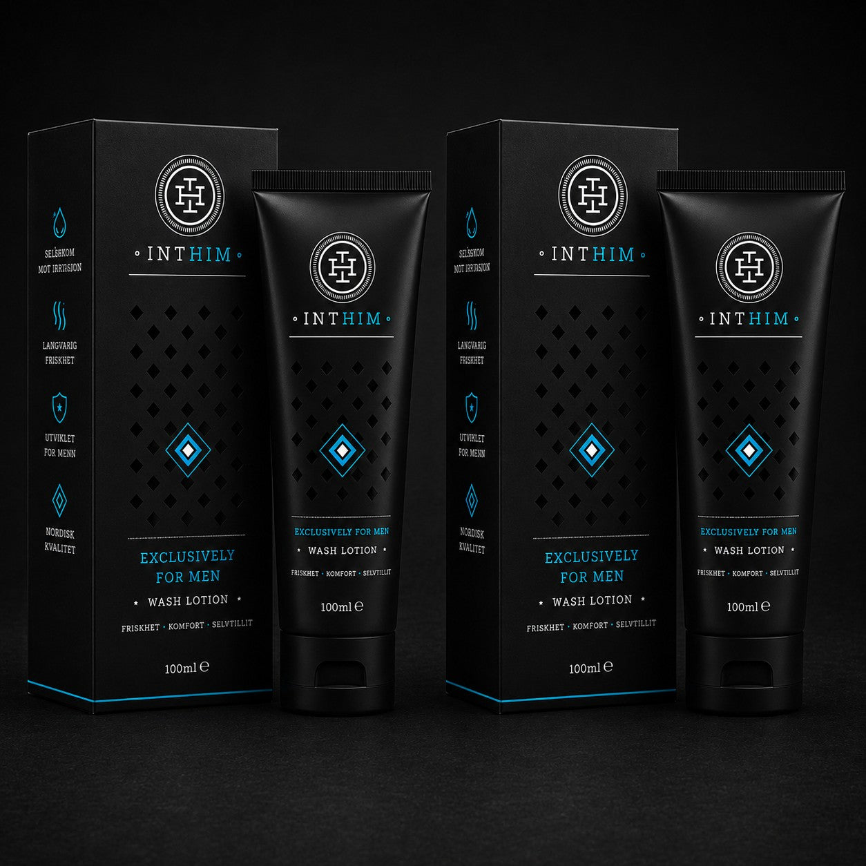 Intimvask 2x100 ml – Skånsom Intimpleie – IntHim