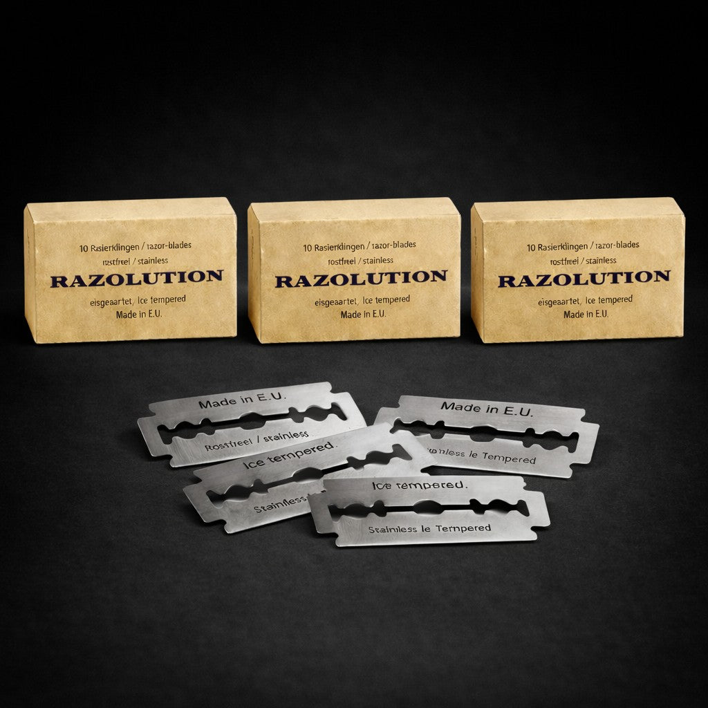Double Edge Barberblader 3pk – Razolution (3x10 blader)
