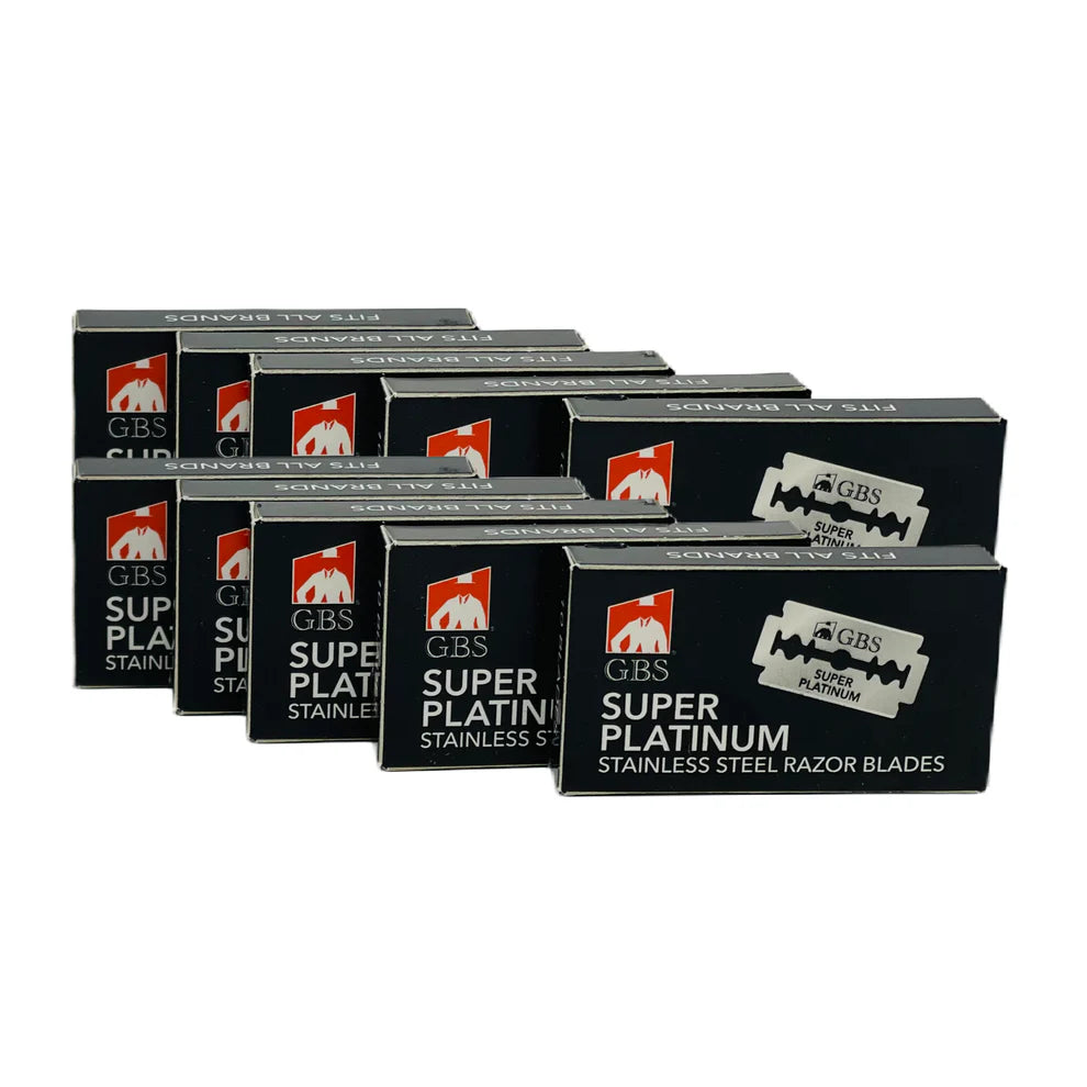 Double Edge Barberblader – 10-pk – Rustfritt Stål
