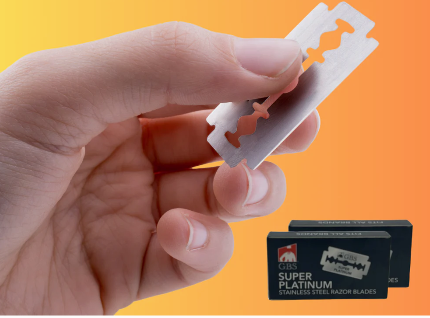 Double Edge Barberblader – 10-pk – Rustfritt Stål