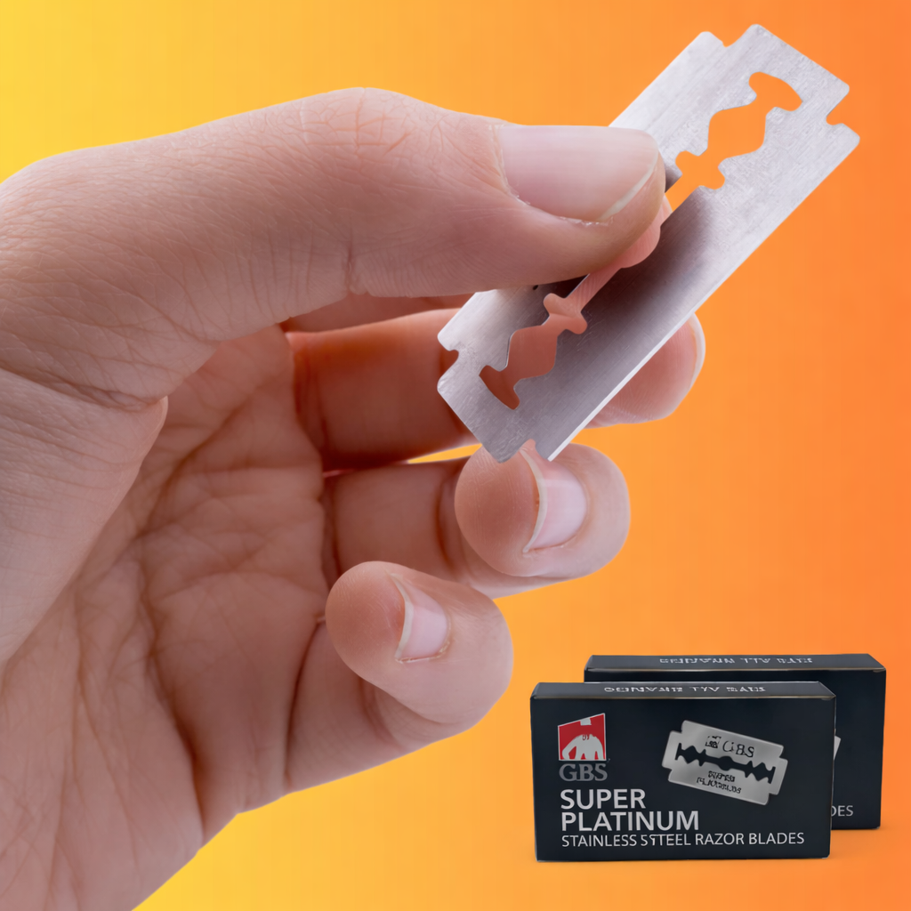 Double Edge Barberblader 3pk – Rustfritt Stål - 30 blader