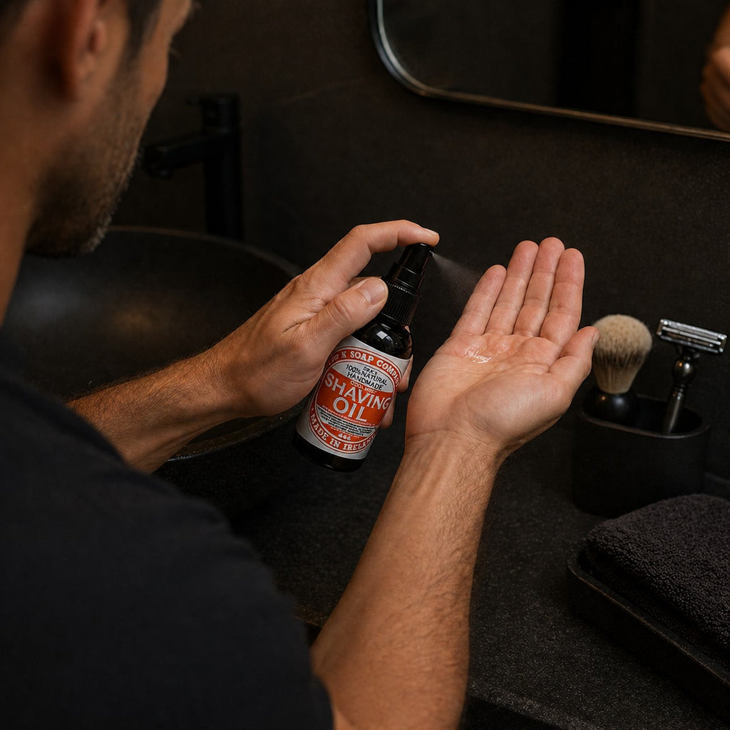 Barberolje – Cool Mint for tett og komfortabel barbering