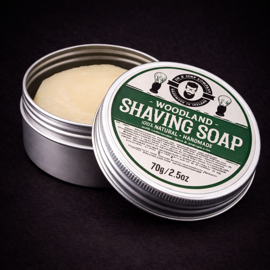 Barbersåpe Naturlig 70g – Dr.K Soap Company Woodland