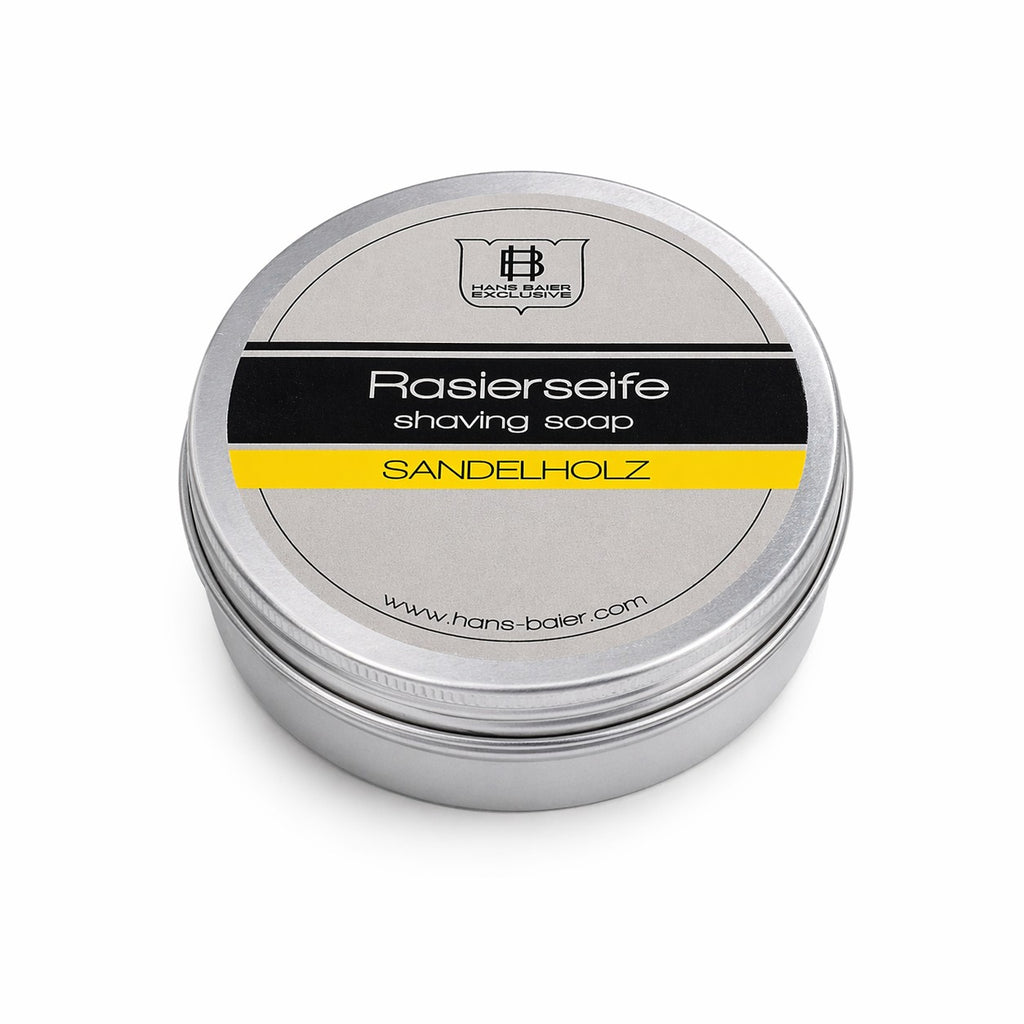 Barbersåpe – Klassisk sandeltre i praktisk aluminiumsboks