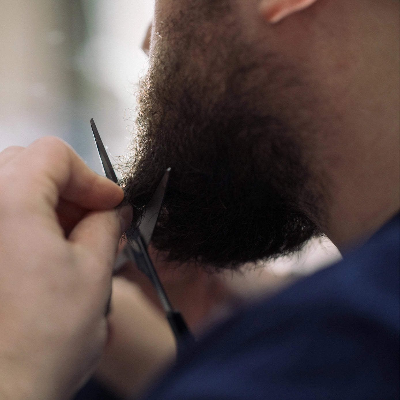 Skjeggsaks Rustfritt Stål 10cm – Med Etui