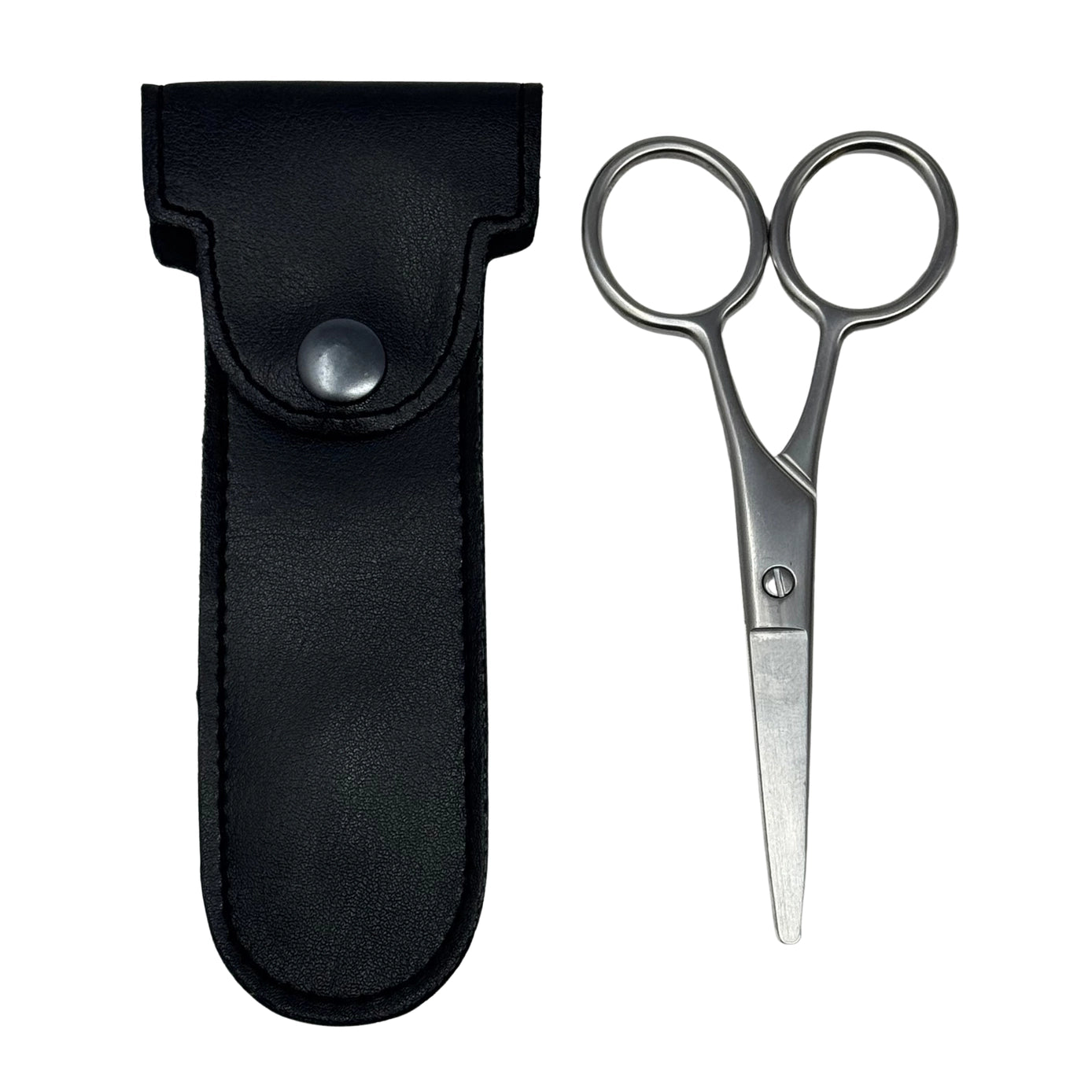 Skjeggsaks Rustfritt Stål 10cm – Med Etui