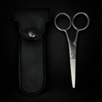 Skjeggsaks Rustfritt Stål 10cm – Med Etui