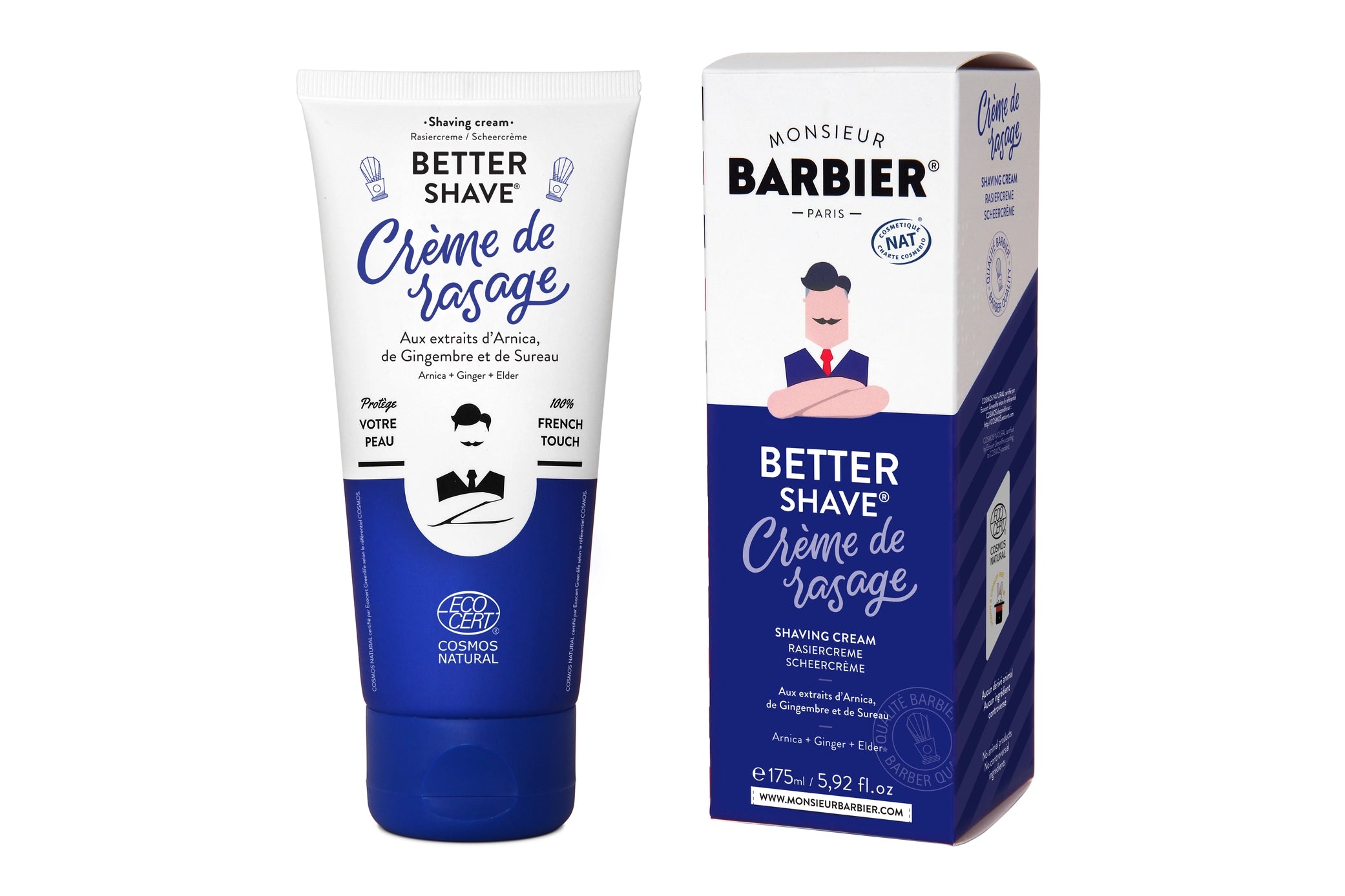 Monsieur Barbier BETTER SHAVE Barberkrem 175ml
