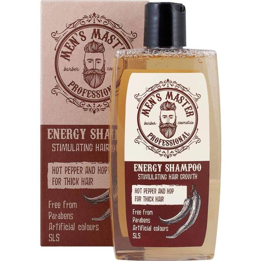 Men’s Master Energy Shampoo 260ml – For Sterkere og Fyldigere Hår