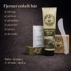 Hårfjerningskrem 175ml – Men's Master Rask & Skånsom