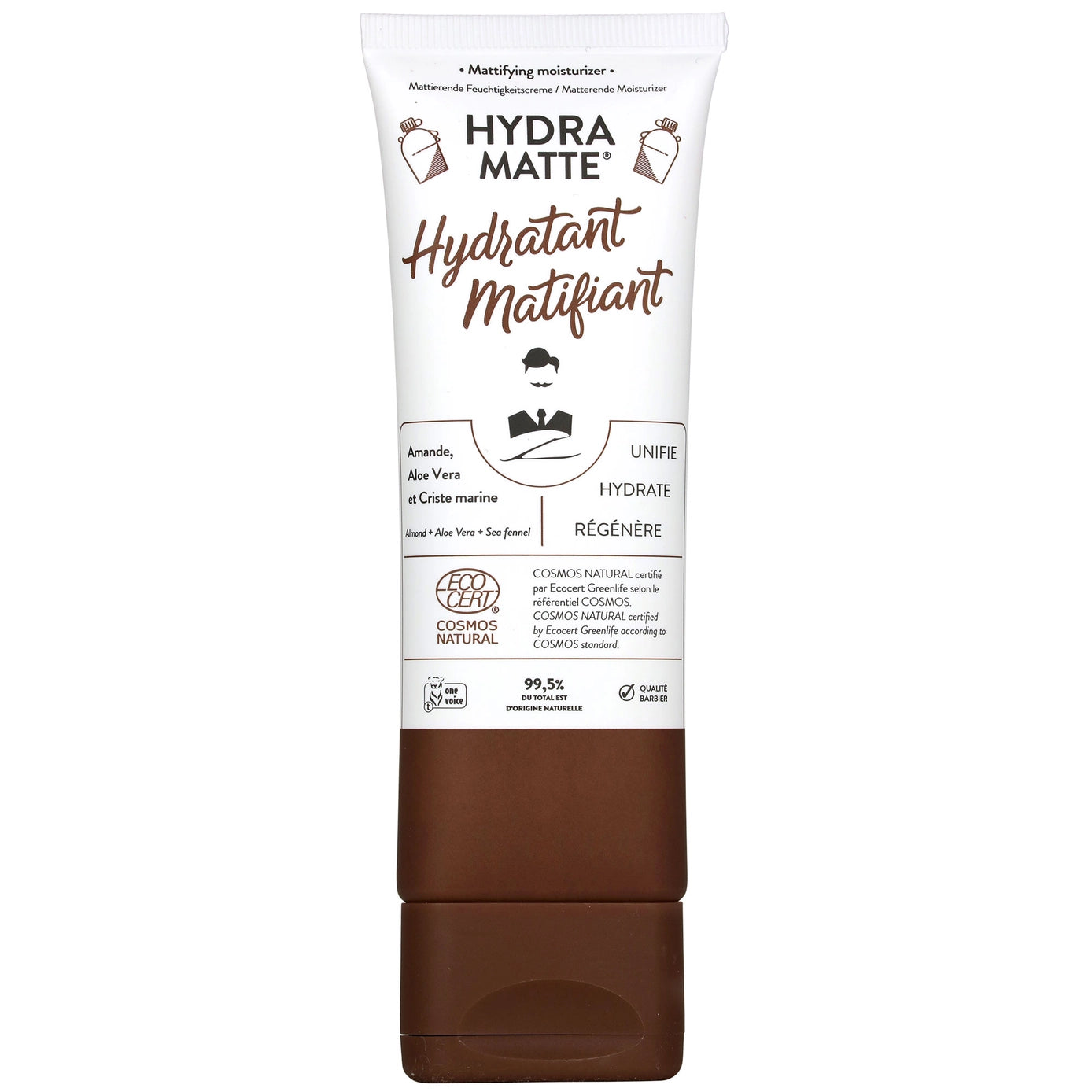 Fuktighetskrem HYDRA MATTE 75ml – Monsieur Barbier Matt Finish