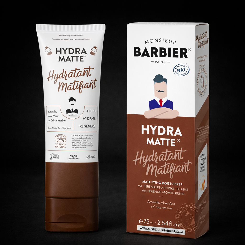 Fuktighetskrem HYDRA MATTE 75ml – Monsieur Barbier Matt Finish