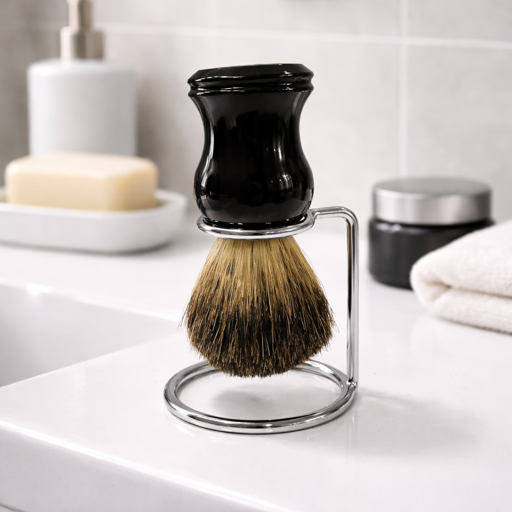 Barberkost Grey Badger – Med Stativ