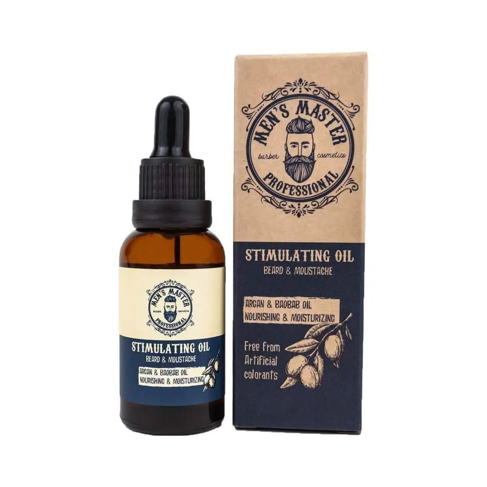 Skjeggolje 30ml – Men's Master Vekst, Glans & Mykhet