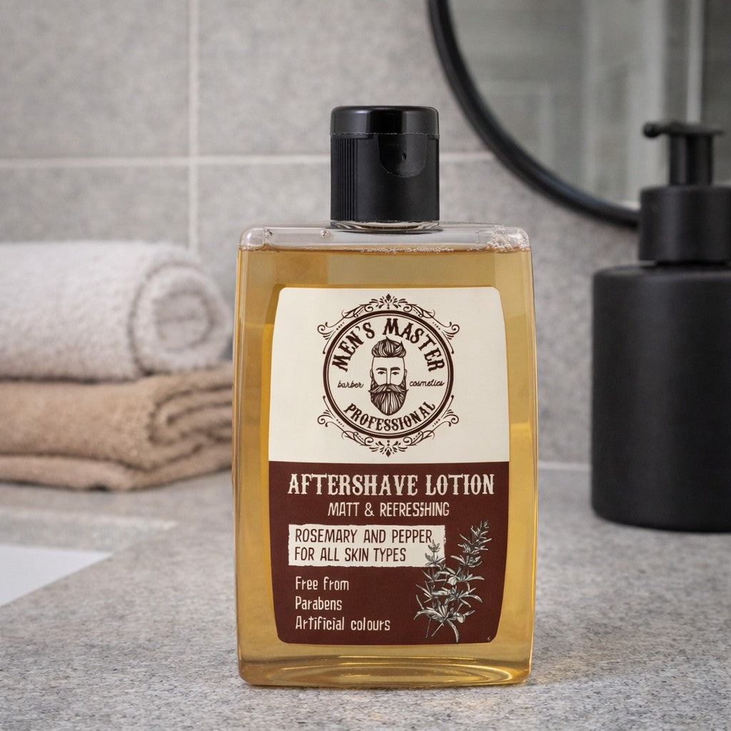 Men's Master Aftershave Lotion 120ml – Beroligende & Oppstrammende