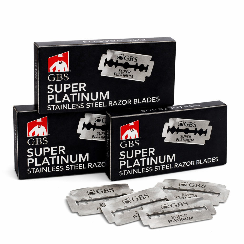 Double Edge Barberblader 3pk – Rustfritt Stål - 30 blader