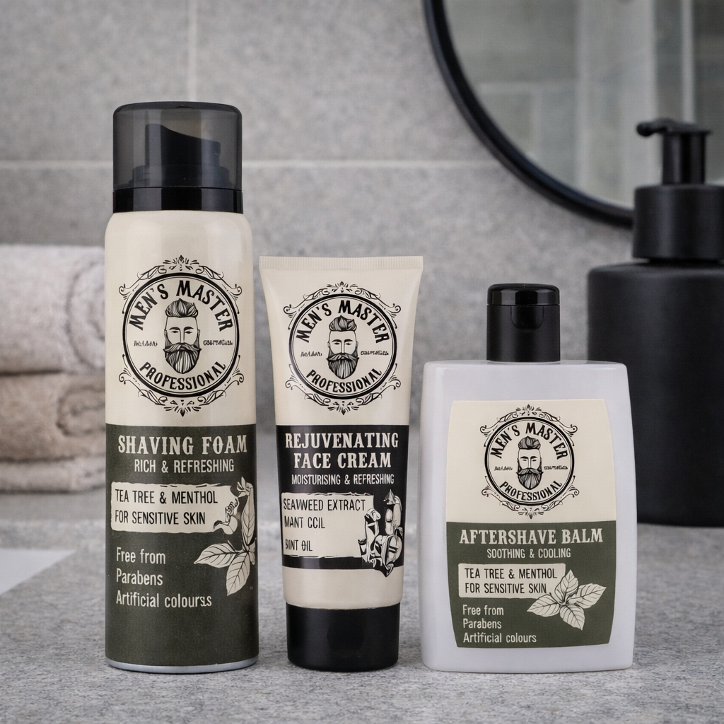 Barberingssett Komplett – Men's Master Startpakke