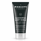 ManCave BlackSpice Body Scrub 200 ml – kroppsskrubb for menn med varm og krydret duft