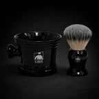 Barberkost og barberbolle – sett for bedre skum og kontroll