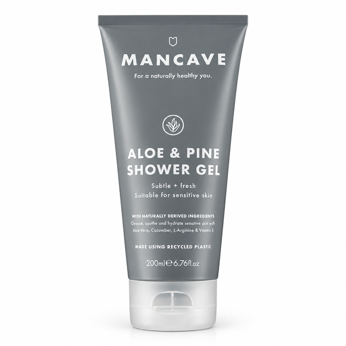 ManCave Aloe & Pine Shower Gel 200 ml – dusjgel med aloe vera og frisk furuduft