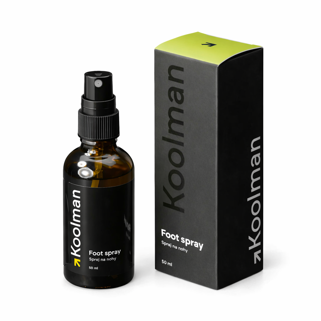 Foot Spray 50ml – KOOLMAN Friskhet og Beskyttelse for Aktive Føtter