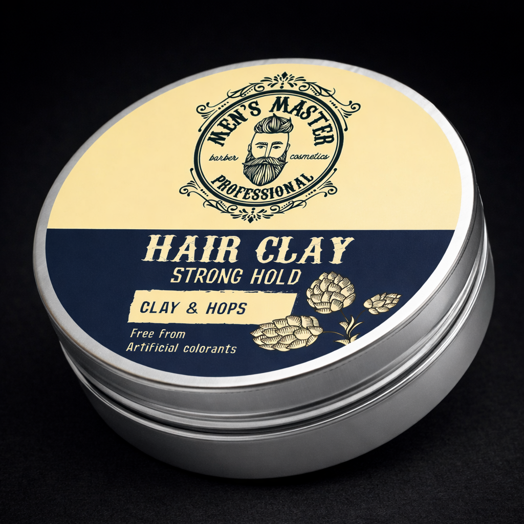 Men’s Master Hair Clay – Strong Hold – Matt Look