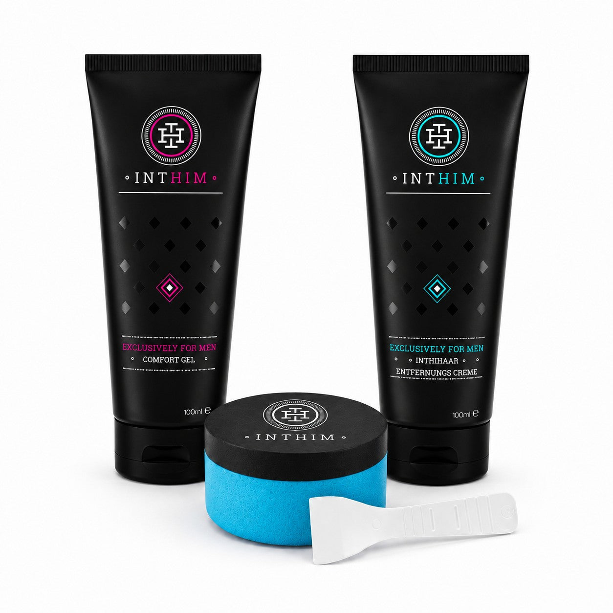 Intim hårfjerning + Comfort Gel – Komplett 2-stegs pleie – IntHim
