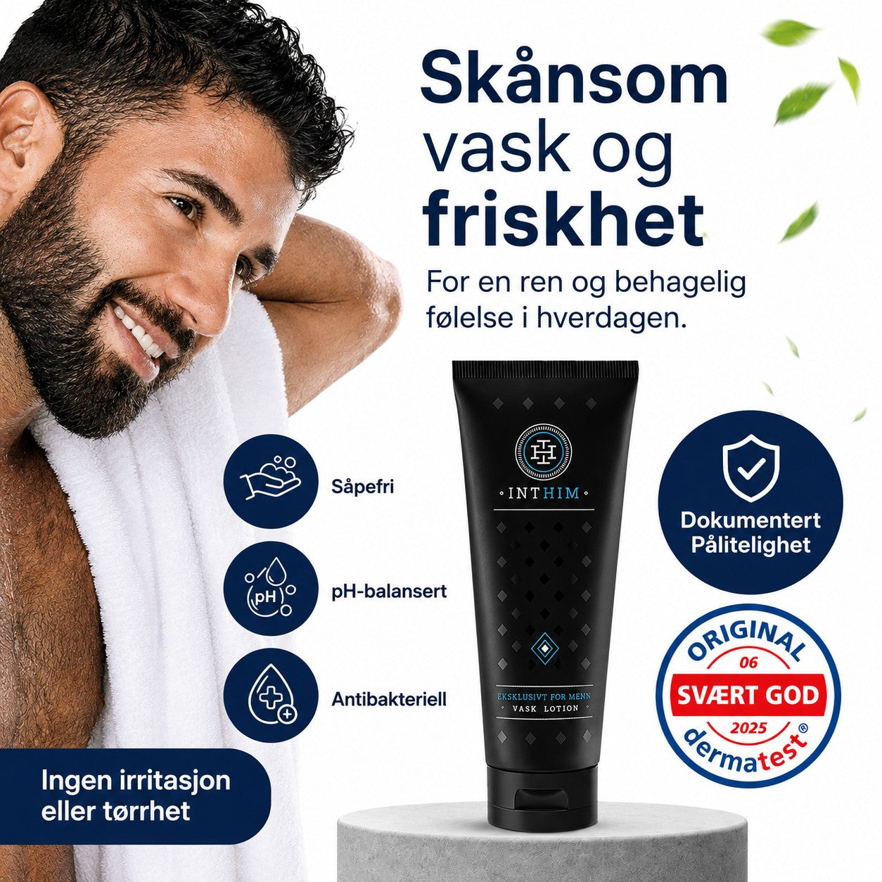 Intimvask 200 ml – Skånsom Intimpleie – IntHim