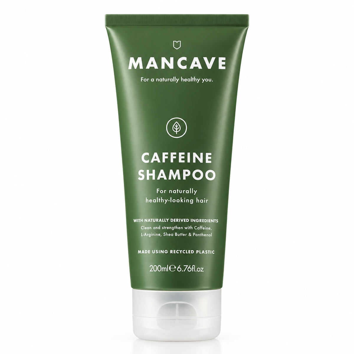 ManCave Caffeine Shampoo 200 ml – koffeinsjampo for menn til hår og hodebunn