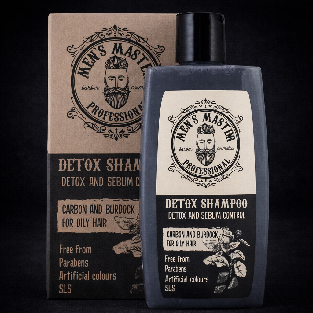 Men's Master Detox Sjampo 260ml – Mot Flass & Hårtap