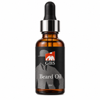 Gents GBS Beard Oil 30 ml – skjeggolje for menn i brun glassflaske med pipette
