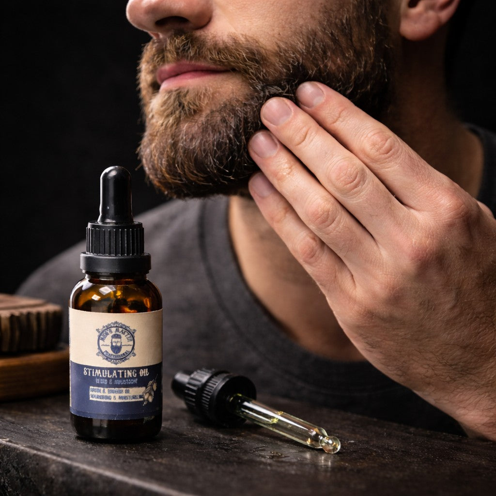 Men's Master Skjeggolje 30ml – Vekst, Glans & Mykhet