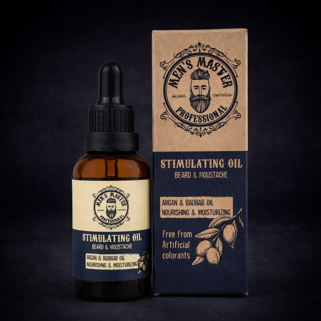 Skjeggolje 30ml – Men's Master Vekst, Glans & Mykhet