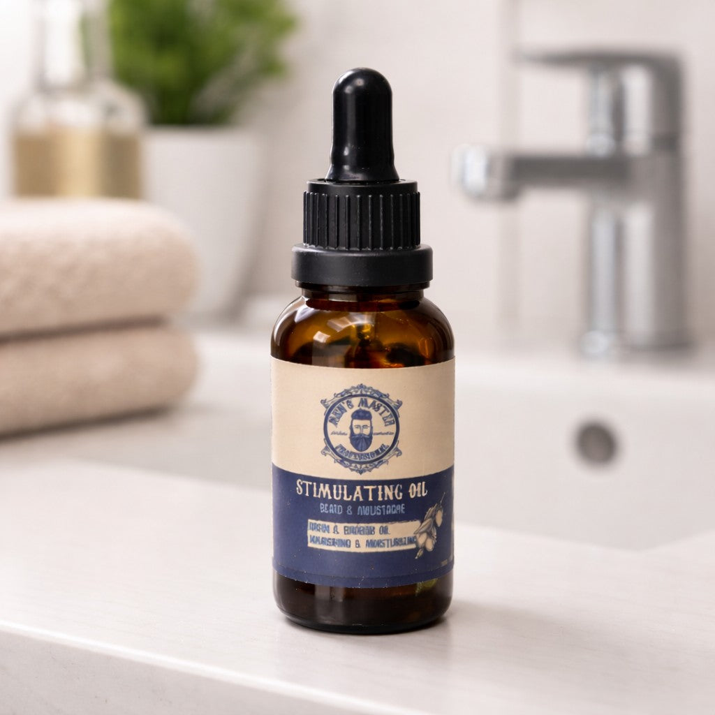 Men's Master Skjeggolje 30ml – Vekst, Glans & Mykhet