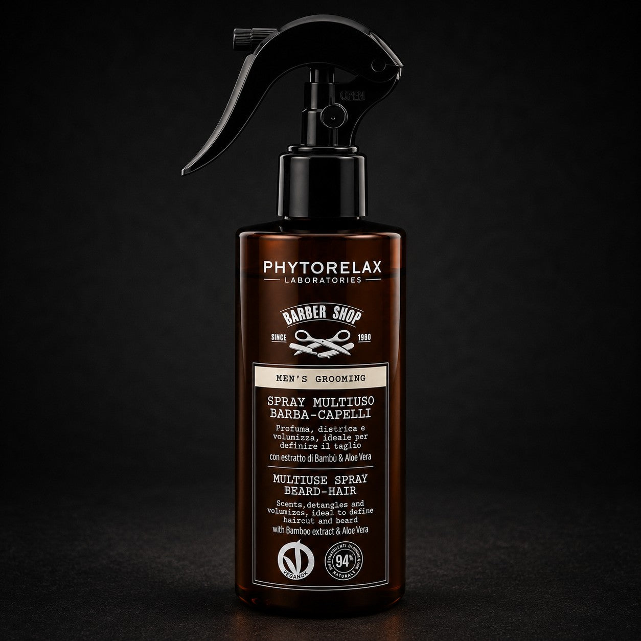 Styling- og pleiespray for skjegg & hår 200 ml – Phytorelax Barber Shop