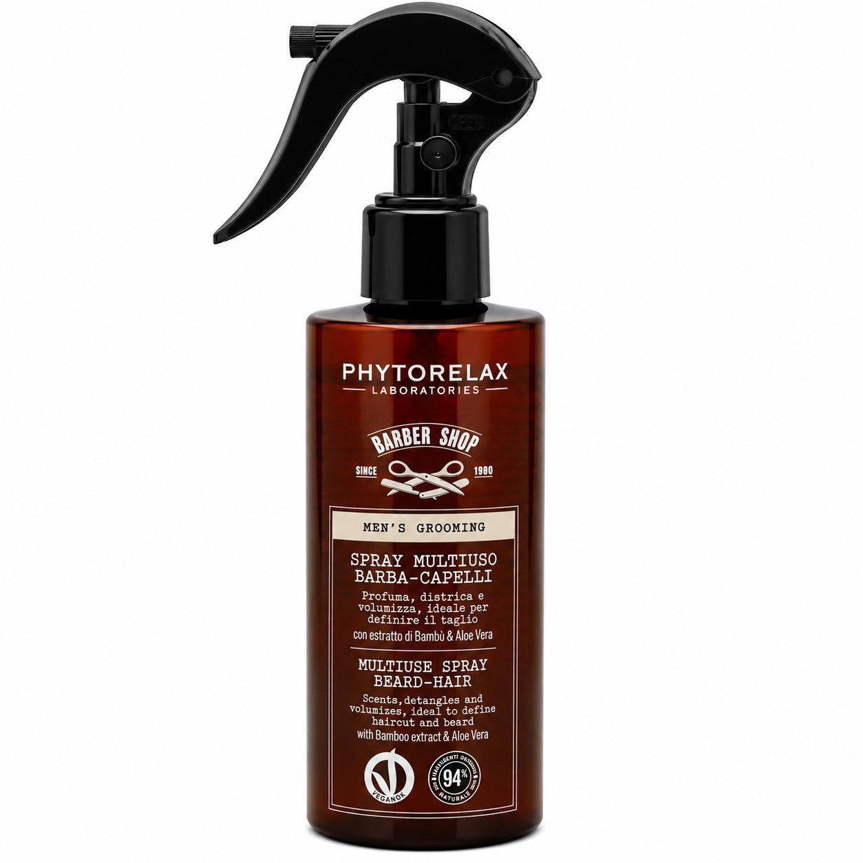 Styling- og pleiespray for skjegg & hår 200 ml – Phytorelax Barber Shop