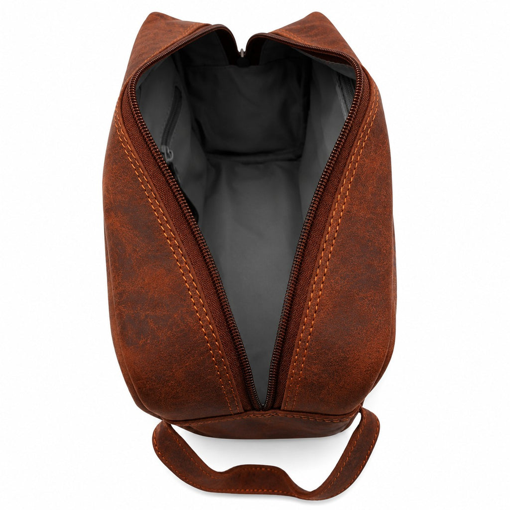 Toalettmappe i ekte skinn – Sandal – Greenwood
